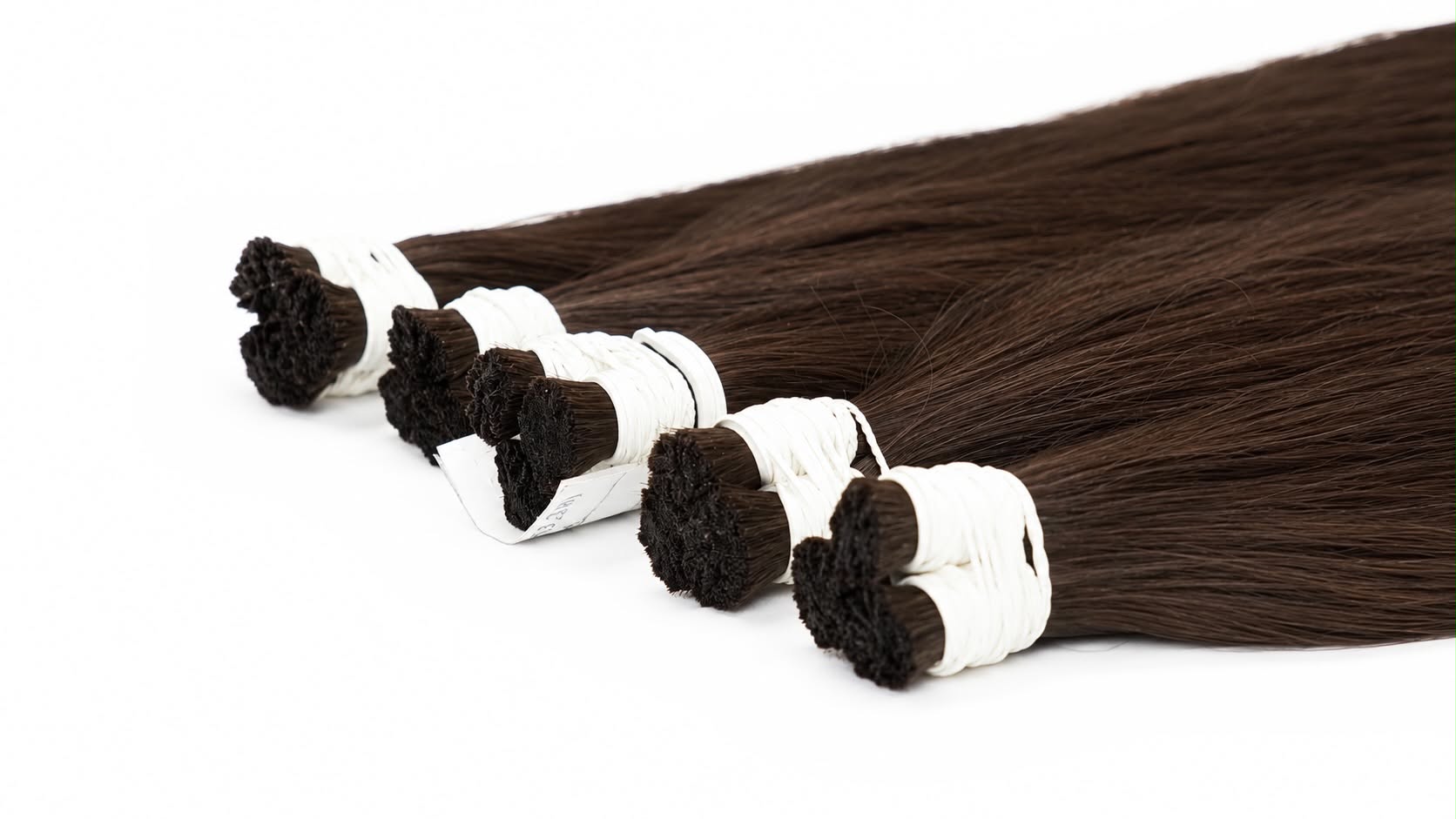Bulk hair - #2.0 color K138 ring 24 inches Super Double Drawn Quality Straight Hair Texture Wholesale price list