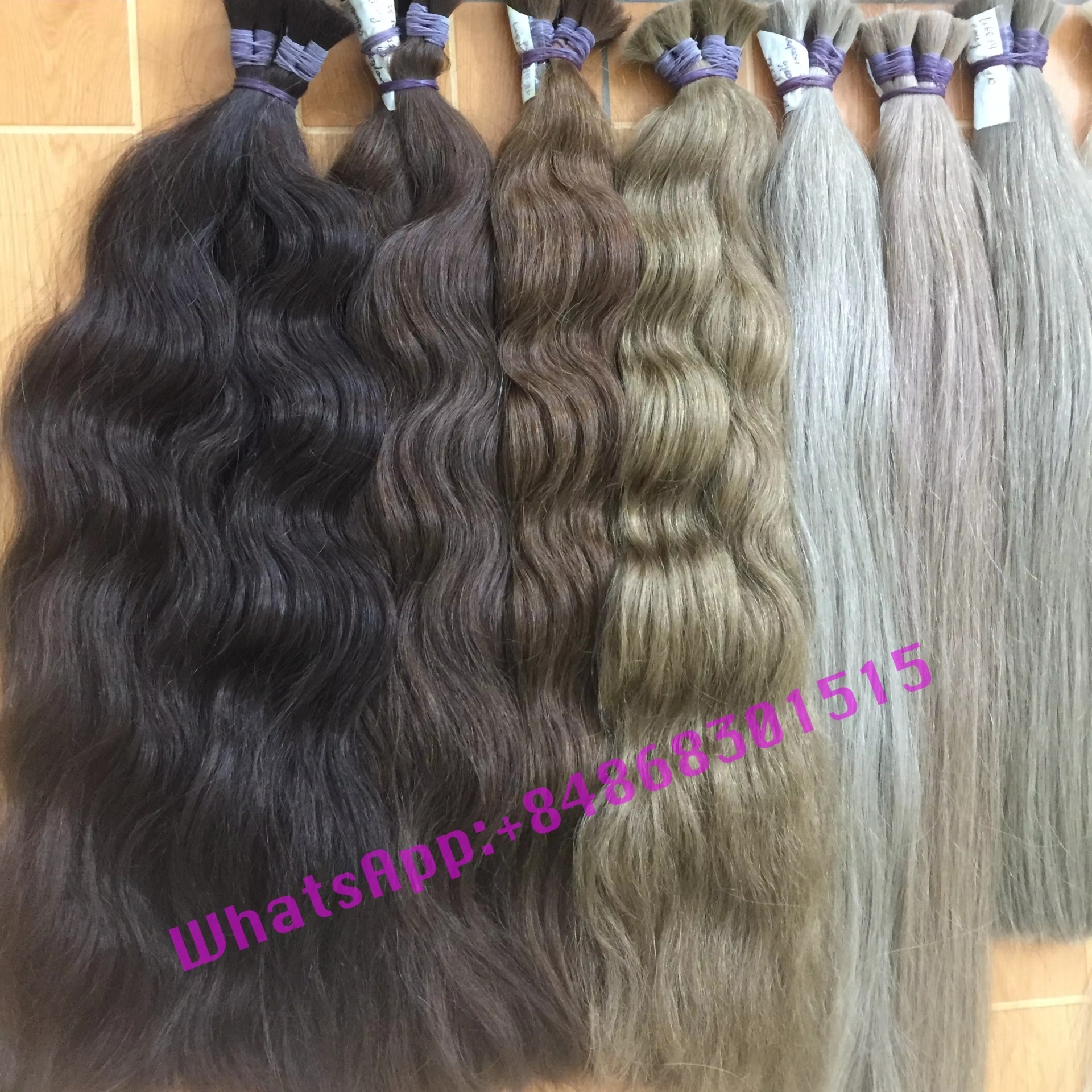 Raw Natural Wavy 100% Human Hair Best Quality (2)