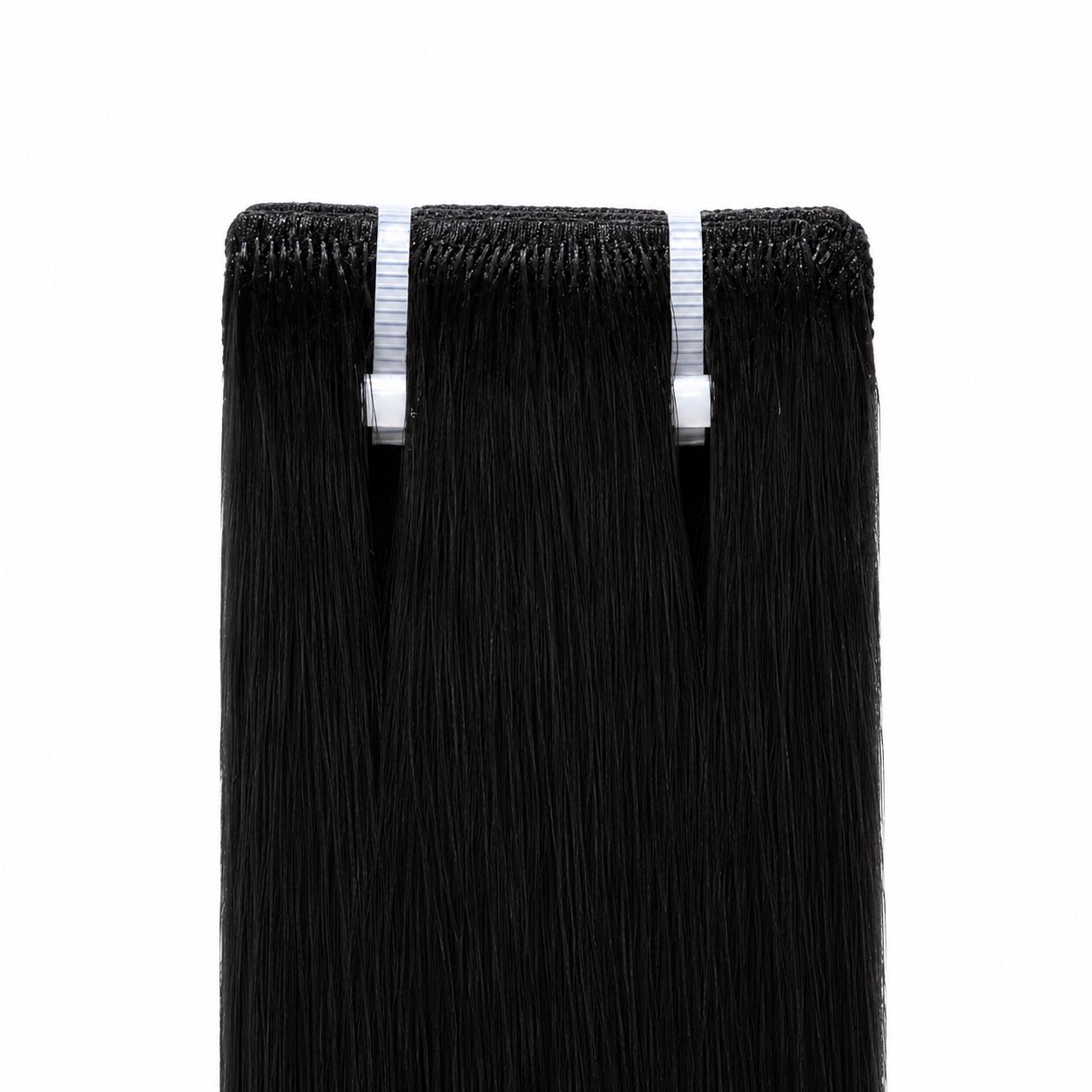 Invisible tapes - #Jetblack color 24 inches Super Double Drawn Quality Straight Hair Texture
