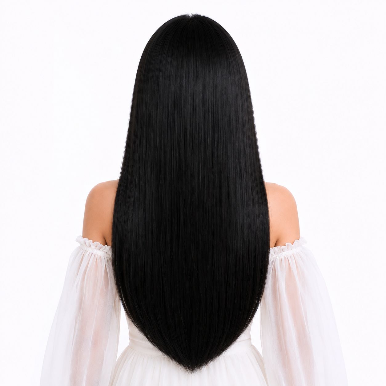 Invisible tapes - #Jetblack color 24 inches Super Double Drawn Quality Straight Hair Texture