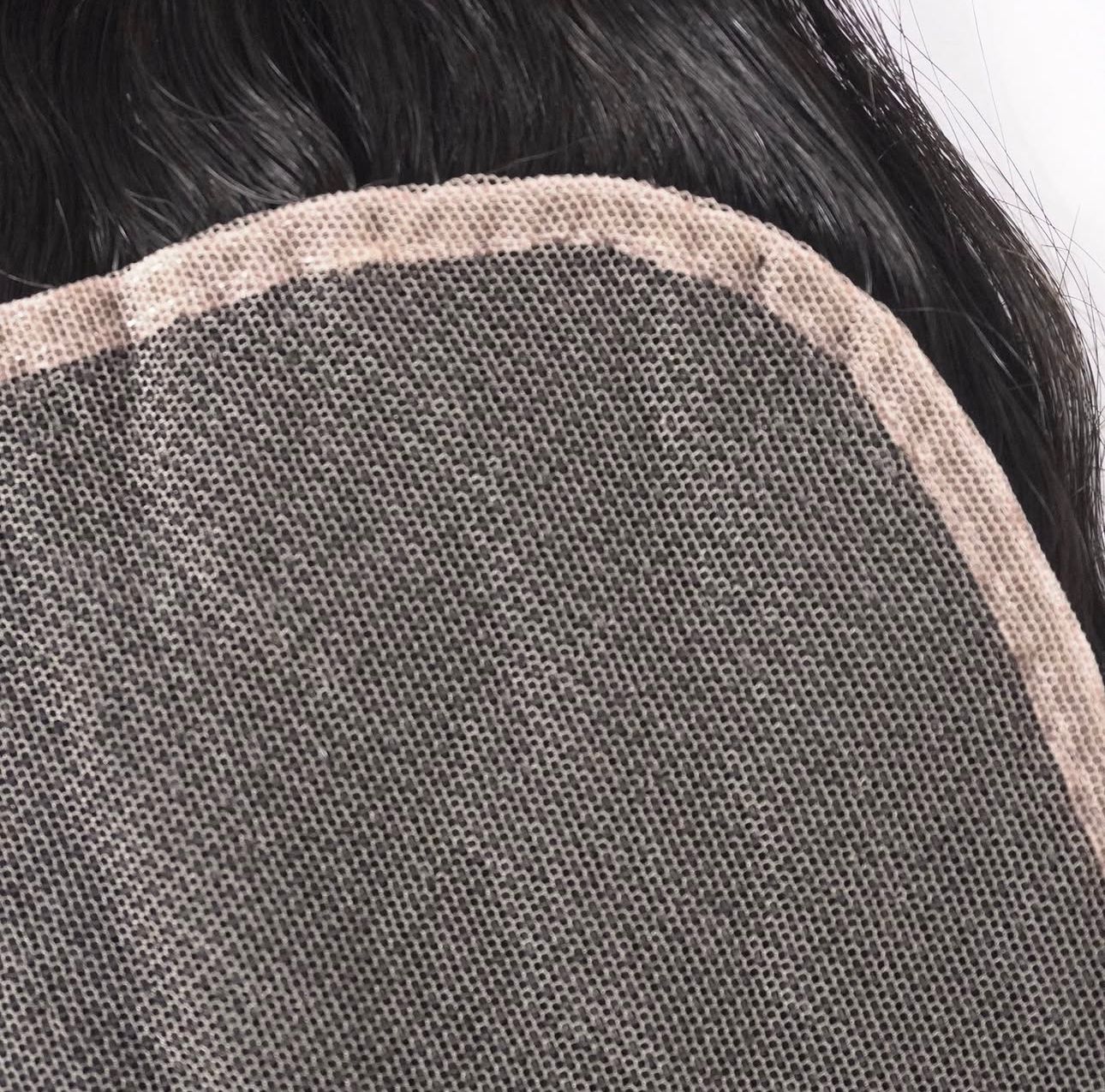 Closure - Natural Black Color 18 inches Loose deep wave Hair Texture HD lace Swiss Lace Double Knot