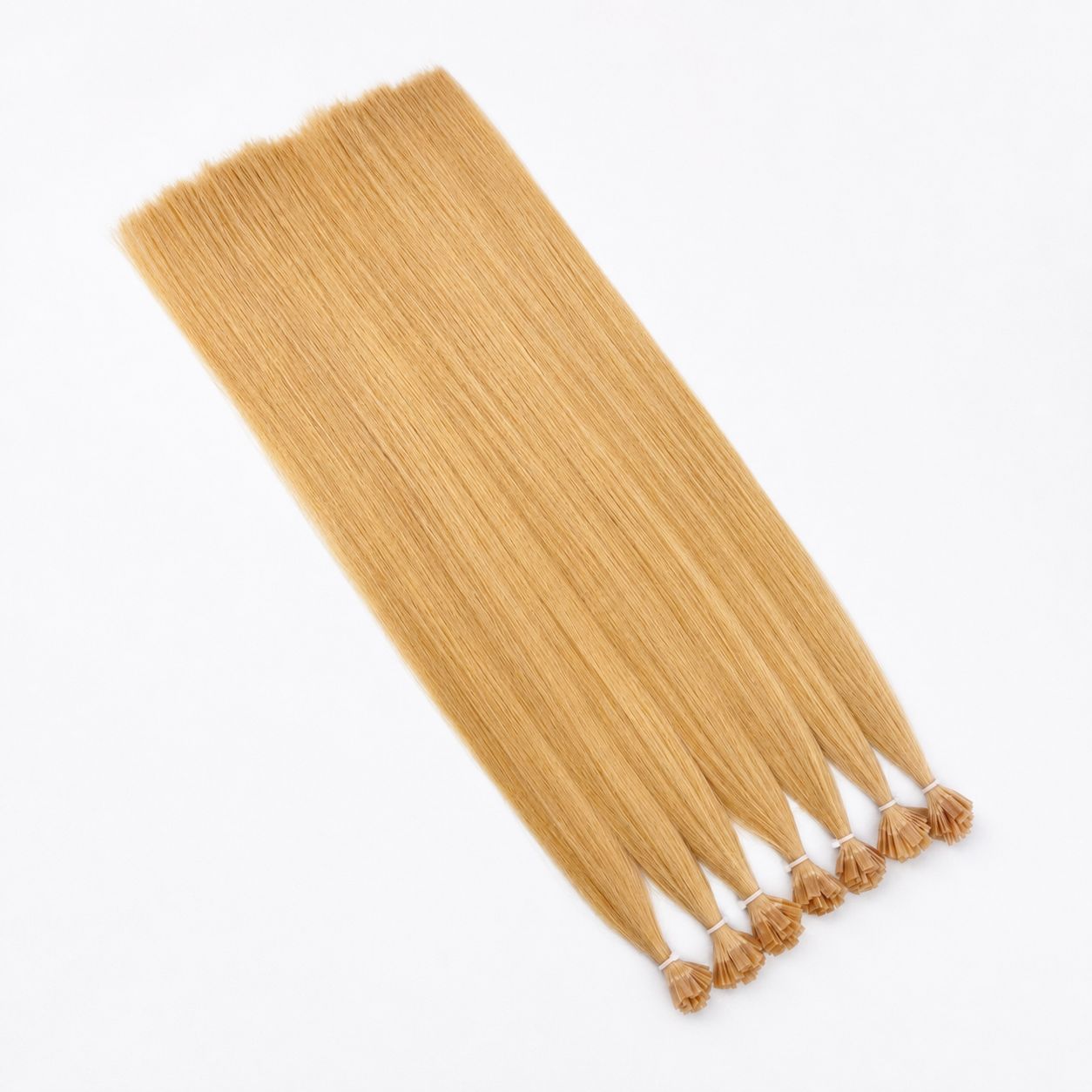 Keratin bonded hair tip (Flat tip) - #8.0 color 24 inches Super Double Drawn Quality Straight Hair Texture Wholesale price list