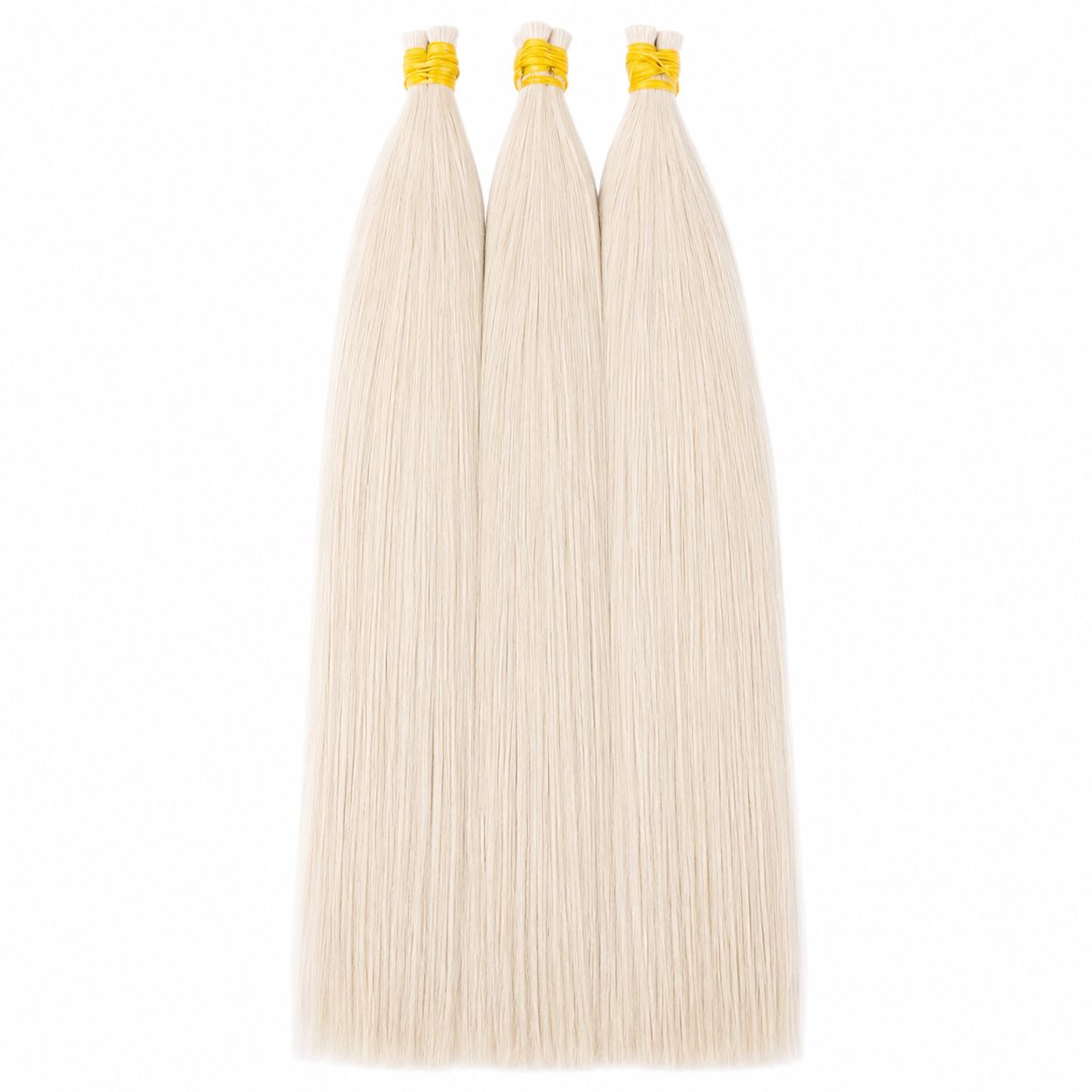 Bulk hair - #10.1 color 20 inches Super Double Drawn Quality Straight Hair Texture Wholesale price list