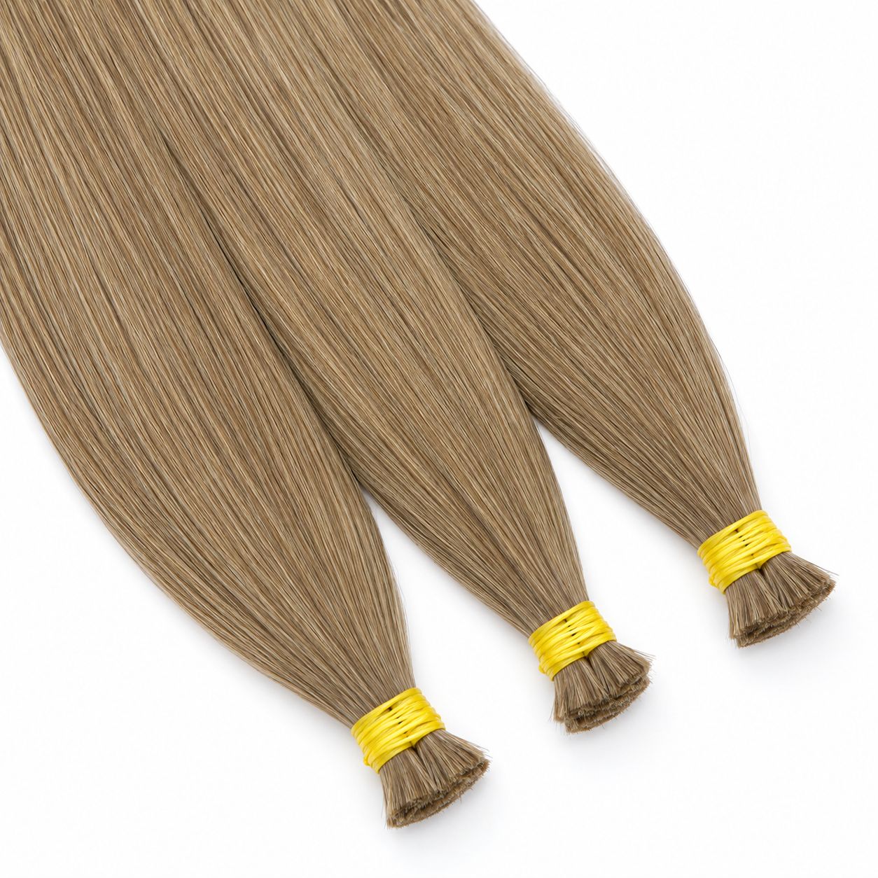Bulk hair - #5.00 color 20 inches Super Double Drawn Quality Straight Hair Texture Wholesale price list