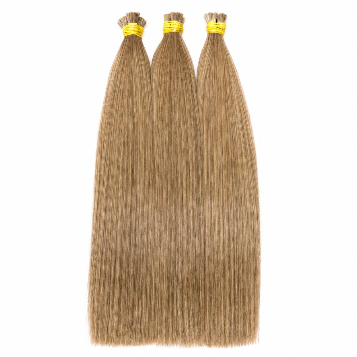Bulk hair - #5.00 color 20 inches Super Double Drawn Quality Straight Hair Texture Wholesale price list
