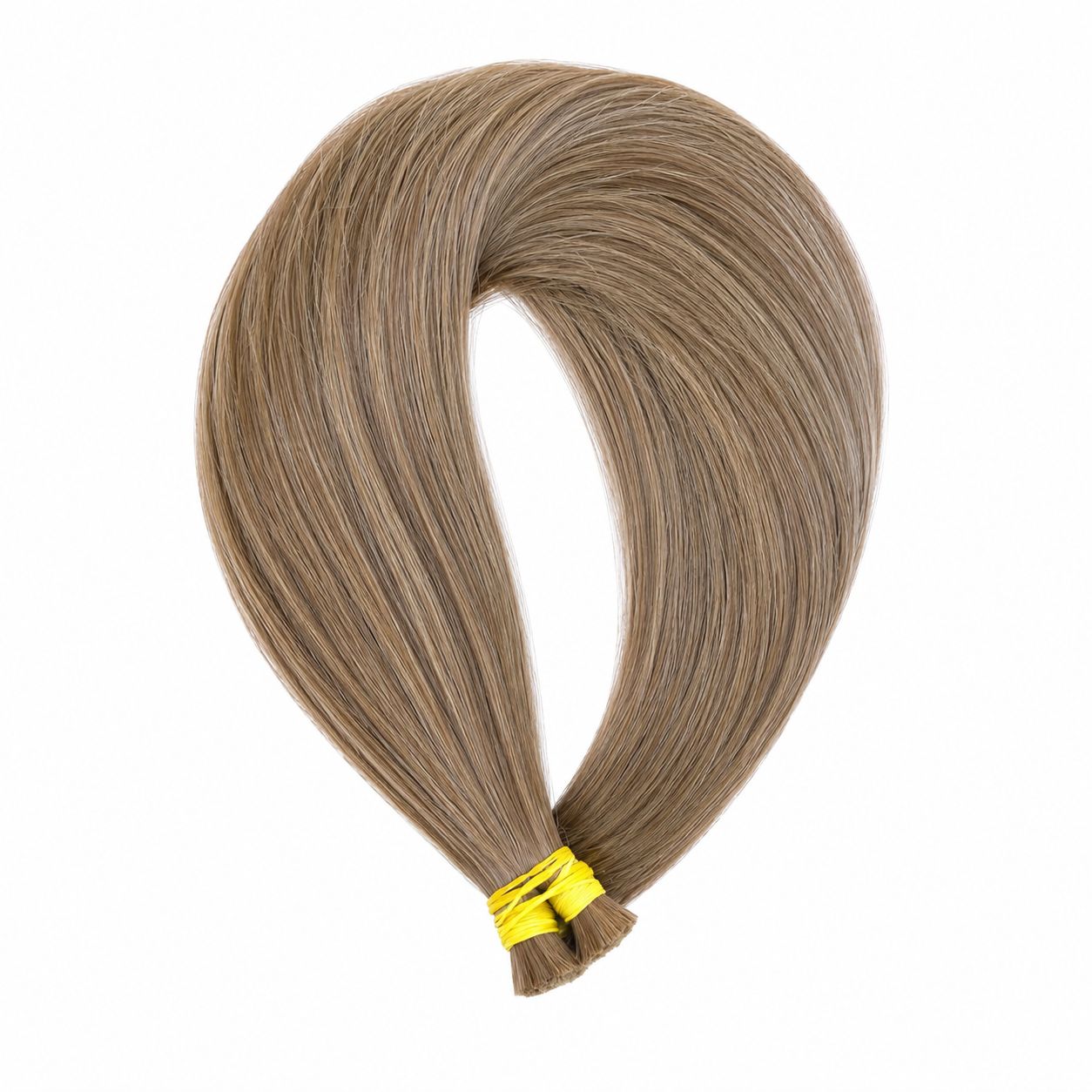 Bulk hair - #6.1 color 20 inches Super Double Drawn Quality Straight Hair Texture Wholesale price list