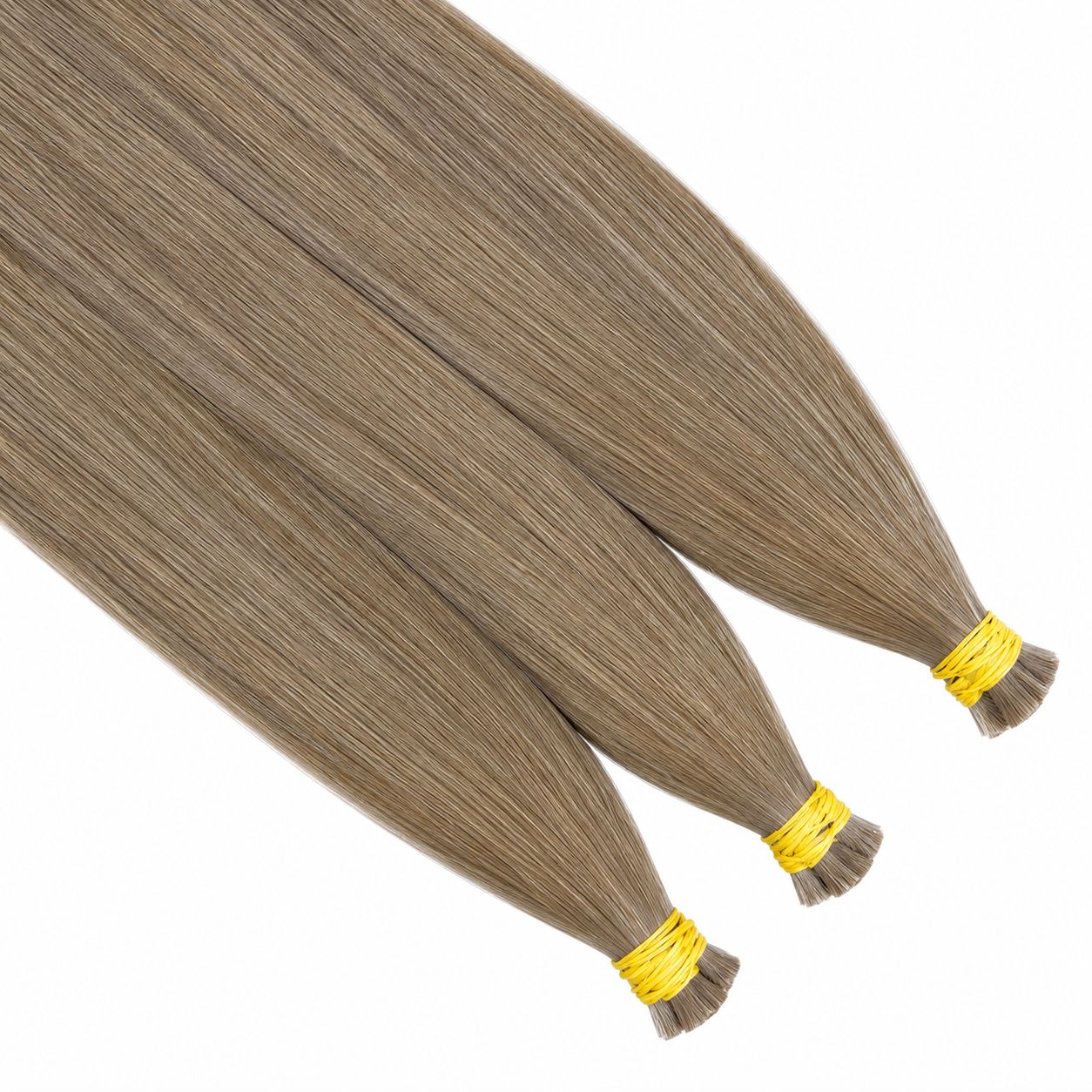 Bulk hair - #6.1 color 20 inches Super Double Drawn Quality Straight Hair Texture Wholesale price list