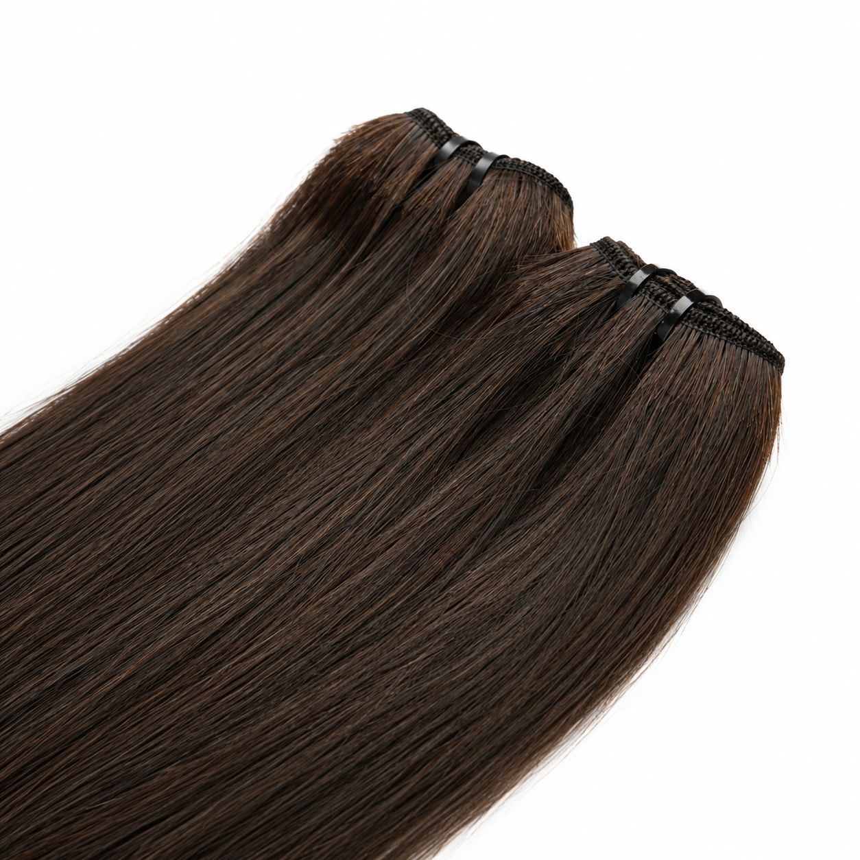 Double Machine Weft - 2.0 Color 24 inches Super Double Drawn Quality Natural Straight