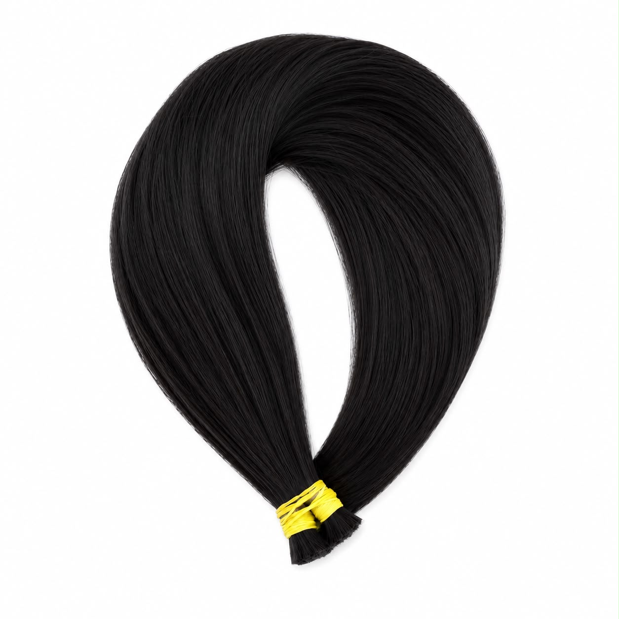 Bulk hair - #Jet black color 24 inches Super Double Drawn Quality Straight Hair Texture Wholesale price list