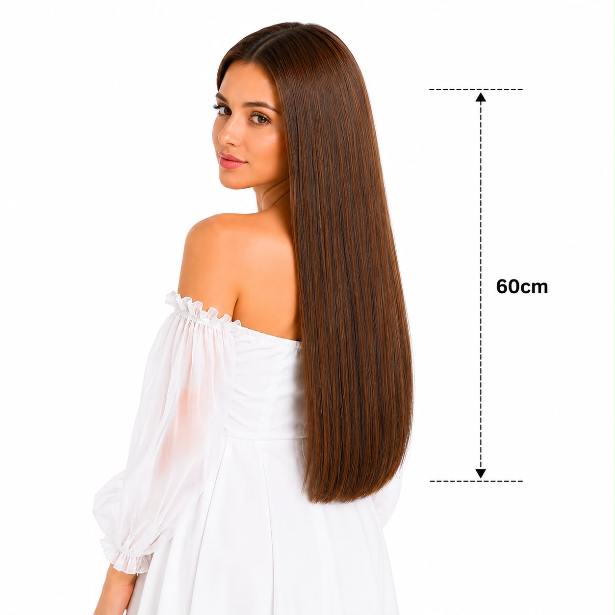 Weft - 5.0 Color 24 inches Super Double Drawn Quality Natural Straight