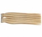 Genius weft - Piano color 18 inches Super Double Drawn Quality Natural Straight