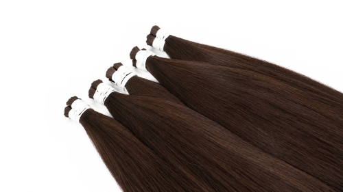 Bulk hair - #2.0 color K138 ring 24 inches Super Double Drawn Quality Straight Hair Texture Wholesale price list
