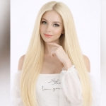 Keratin Flat Tips Light Blonde Color 22 Inches Super Double Drawn Quality Straight Hair Texture