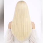 Keratin Flat Tips Light Blonde Color 22 Inches Super Double Drawn Quality Straight Hair Texture
