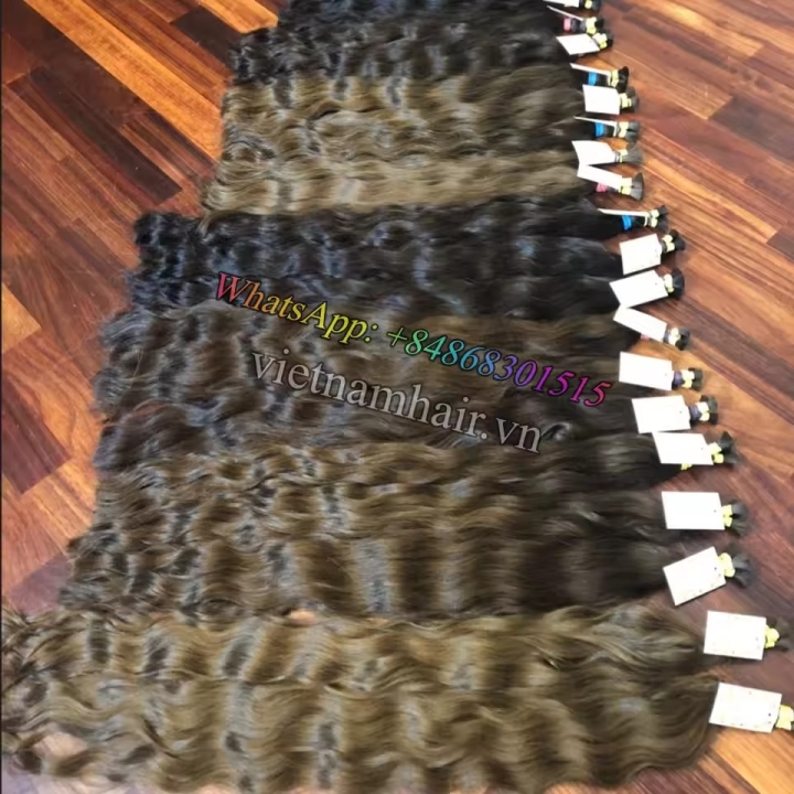 Raw Natural Wavy 100% Human Hair Best Quality (2)
