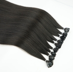Keratin Flat Tips #2.0 Color 22 Inches Super Double Drawn Quality Straight Hair Texture