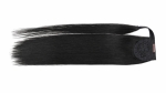 Pony tail - Natural Black Color 20 inches Super Double Drawn Quality Straight Hair Texture