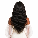Weft - Natural Black Color 22 inches Super Double Drawn Quality Wavy Hair Texture