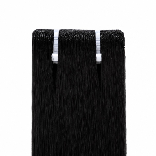 Invisible tapes - #Jetblack color 24 inches Super Double Drawn Quality Straight Hair Texture