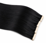Invisible tapes - #Jetblack color 24 inches Super Double Drawn Quality Straight Hair Texture