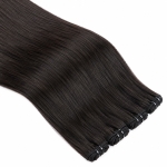 Weft - Natural Black Color 22 inches Super Double Drawn Quality Straight Hair Texture