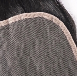 Closure - Natural Black Color 18 inches Loose deep wave Hair Texture HD lace Swiss Lace Double Knot