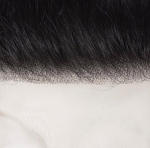 Closure - Natural Black Color 18 inches Loose deep wave Hair Texture HD lace Swiss Lace Double Knot