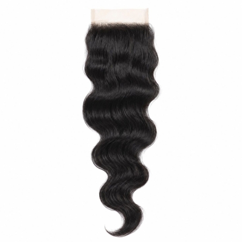 Closure - Natural Black Color 18 inches Body wave Hair Texture HD lace Swiss Lace Double Knot