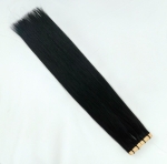 Regular tapes - #Natural black color 24 inches Super Double Drawn Quality Straight Hair Texture Wholesale price list