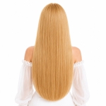 Keratin bonded hair tip (Flat tip) - #8.0 color 24 inches Super Double Drawn Quality Straight Hair Texture Wholesale price list