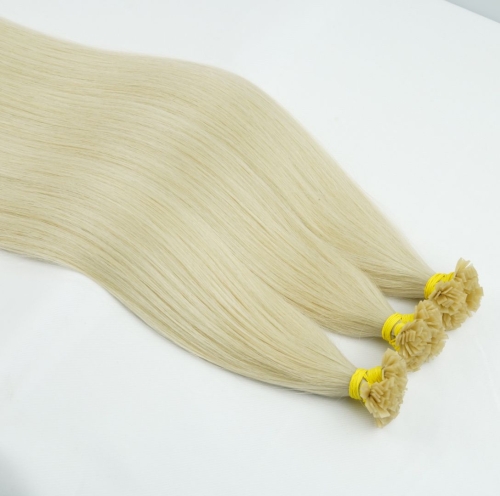 Keratin bonded hair tip (Flat tip) - #10.1 color 24 inches Super Double Drawn Quality Straight Hair Texture Wholesale price list