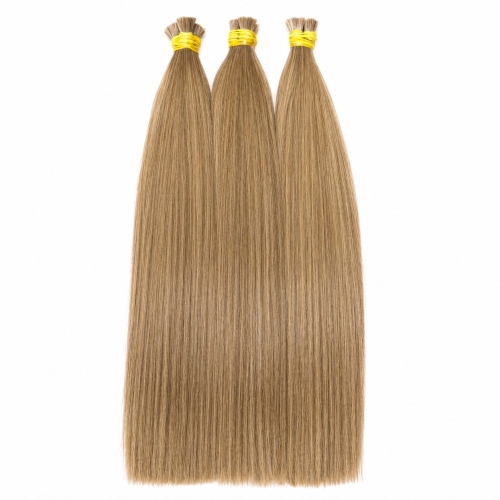 Bulk hair - #5.00 color 20 inches Super Double Drawn Quality Straight Hair Texture Wholesale price list