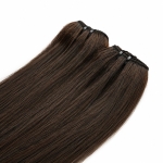 Double Machine Weft - 2.0 Color 24 inches Super Double Drawn Quality Natural Straight