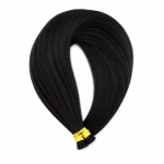 Bulk hair - #Jet black color 24 inches Super Double Drawn Quality Straight Hair Texture Wholesale price list