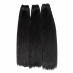 Weft - Natural Black Color 18- 20 inches Super Double Drawn Quality Straight Hair Texture