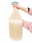 Invisible tapes - #Pla color K74 color ring 24 inches Super Double Drawn Quality Straight Hair Texture