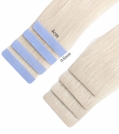 Invisible tapes - #10.1 color 20 inches Super Double Drawn Quality Straight Hair Texture